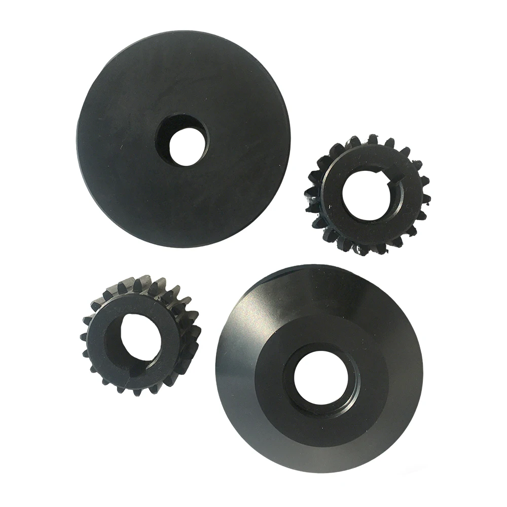 CNC Precision-Machined Gear Assemblies | Metal Transmission Gear Sets | Custom Mechanical Parts Machining (Engineering Plastics)