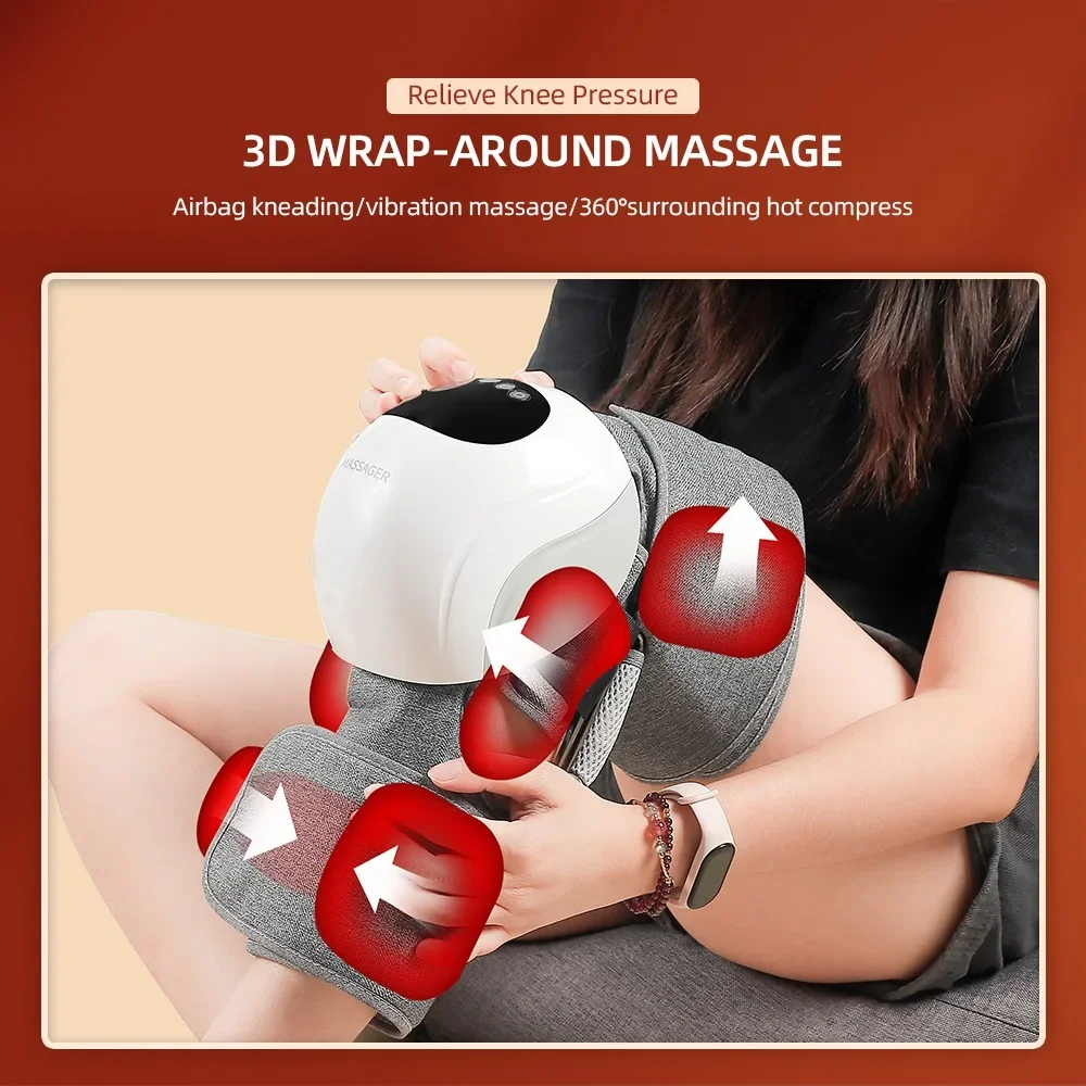 Update 3D Knee Relaxing Massager Legs Airbag Kneading Massage Machine