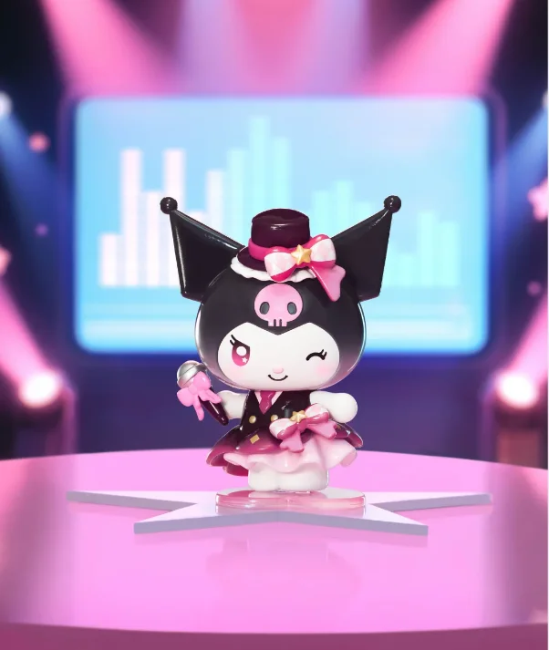 

Подлинная серия Kuromi Sparkling Idol Blind Box, экшн-фигурка, кукла, аниме-сюрприз, милая модель, коллекция аниме-фигурок, игрушка