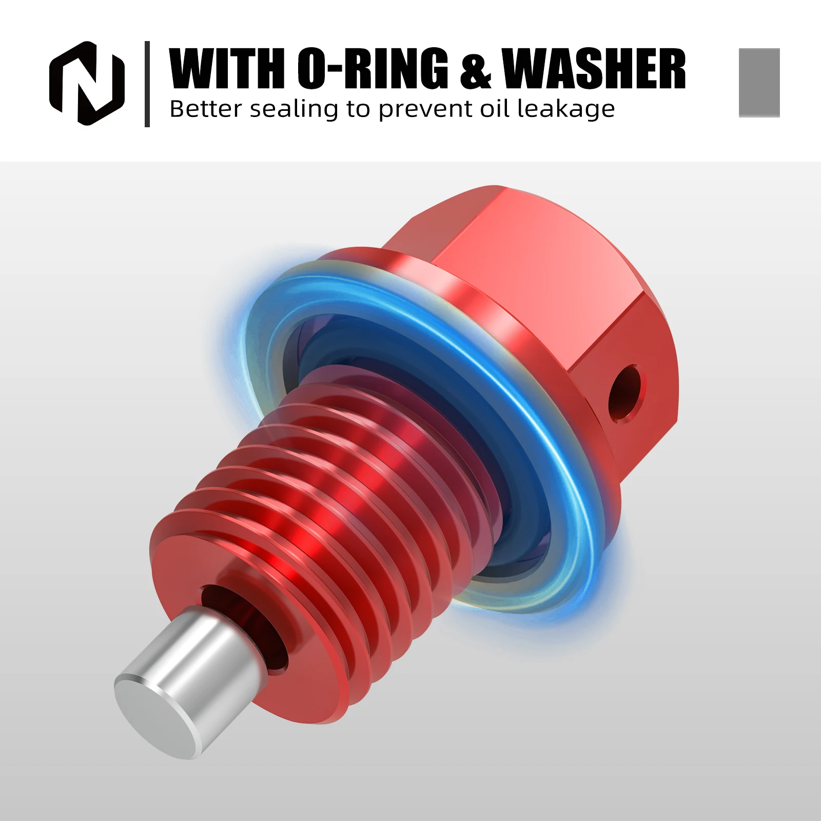 M12x1.5Magnetic Oil Drain Plug Bolt For Honda CB1000R ST1100 CB400 F/ SF CB250F/R CB300F/R CB500F/X/R CB650F NC700 750 VFR800 view 5
