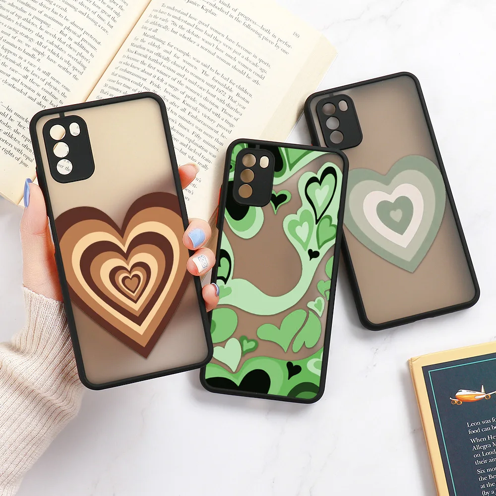 Case For Xiaomi Mi 11T Pro Love Heart Swirl Clear Cover On Xiaomi Mi 11 Lite 10T Pro 12X T Poco M4 Pro X3 NFC M3 F3 PocoX3 Cases