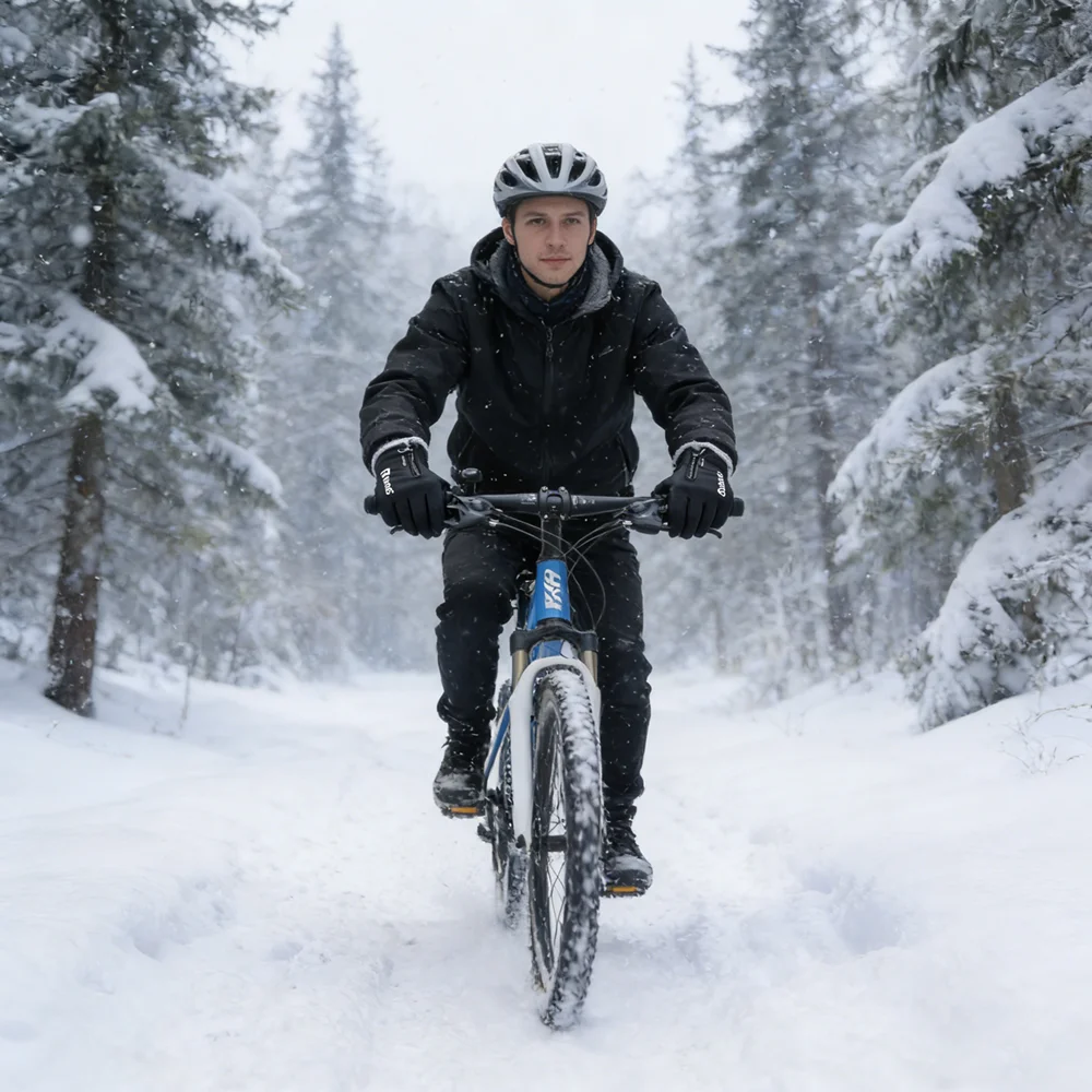 

Спорт на открытом воздухе, зимние водонепроницаемые перчатки для езды на мотоцикле, теплые тепловые противоскользящие теплые перчатки для бездорожья с сенсорным экраном, походные женские перчатки Luvas
