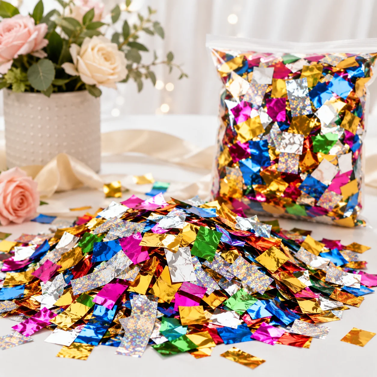Confetti Cannon Tube - 1kg 컨페티 발사기 리필용 반짝이 종이