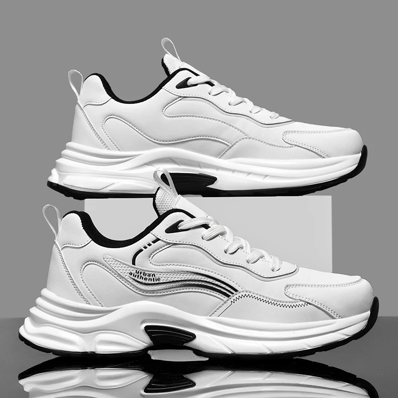 

Trend Men's Sneakers Autumn Athletic White Walking Shoes Male High Quality Platform Casual Basketball Shoes For Men Winter