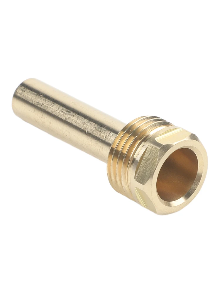 Brass 1/2 For BSP 56mm For Immersion Sleeve Boiler Temperature Sensor Protection Tube For Water Storage Heating System Controlle