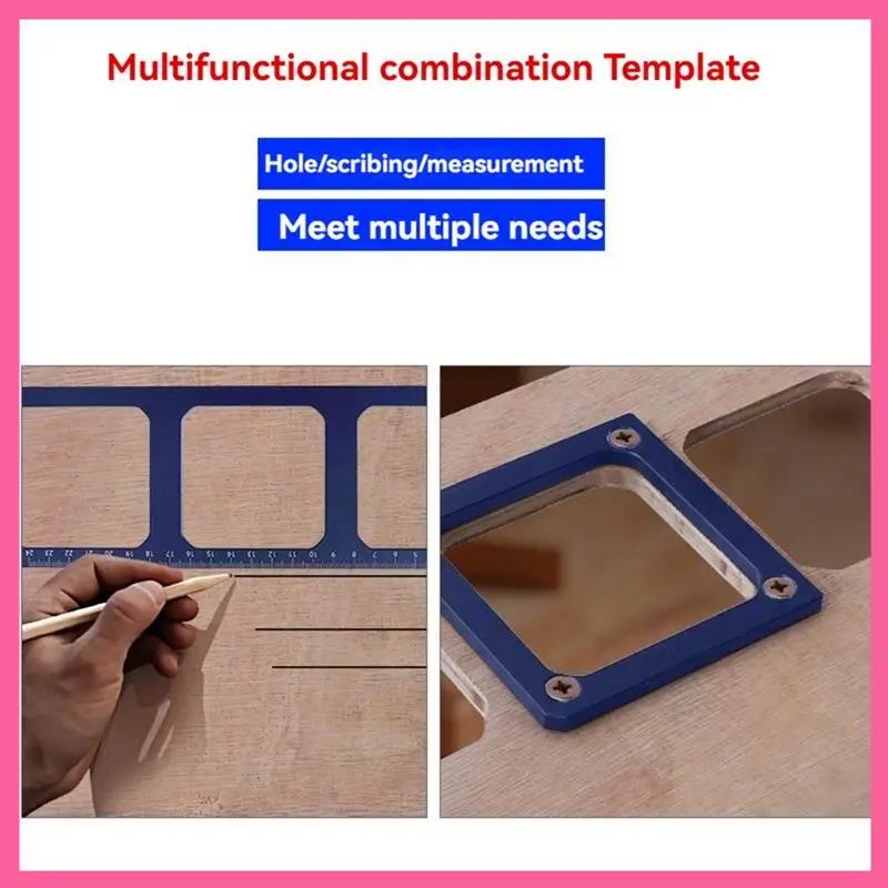 HOT-Socket Opening Template 86 Type Mold Holes Locator Electrical Plug Template Tool Hole Opening Template For Button