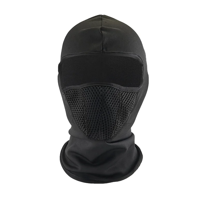 Pasamontañas transpirable para motocicleta, máscara de cara completa para motocicleta, casco de Motocross, capucha, cuello, capucha, accesorios para