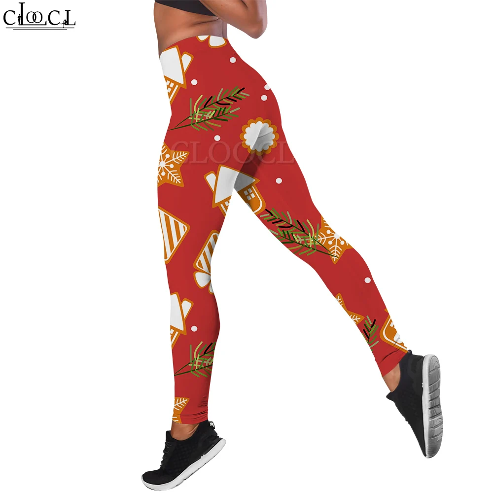 CLOOCL Mode Frauen Legging Weihnachten Geschenk Muster 3D Gedruckt Hosen für Weibliche Workout Push-Up Jogging Gym Sport Leggings