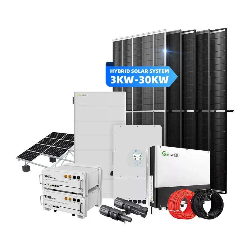 Complete Set Hybrid Solar Energy System Photovoltaic Panel Kit 5Kw 8Kw 10Kw Hybrid Battery Solar System Kit