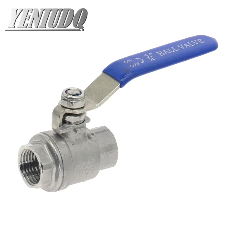 1pcs Stainless Steel BallValve SS304 2P Full Port Ball Valve 1/2