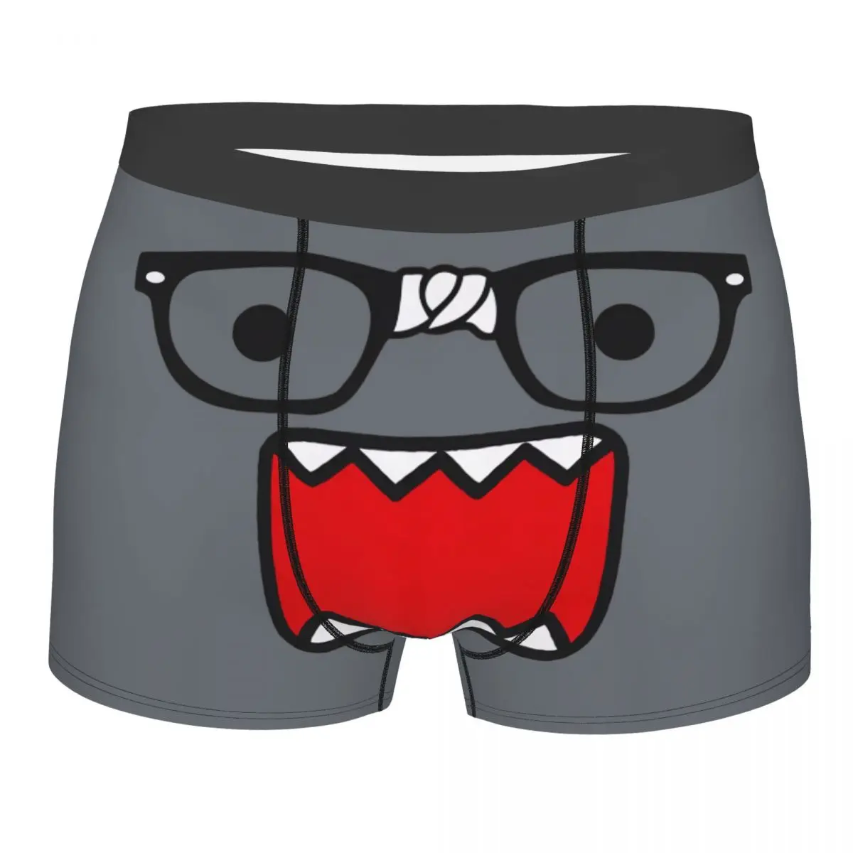 

Domo Kun 2 Men Boxer Briefs Highly Breathable Underwear Top Quality Print Shorts Birthday Gifts
