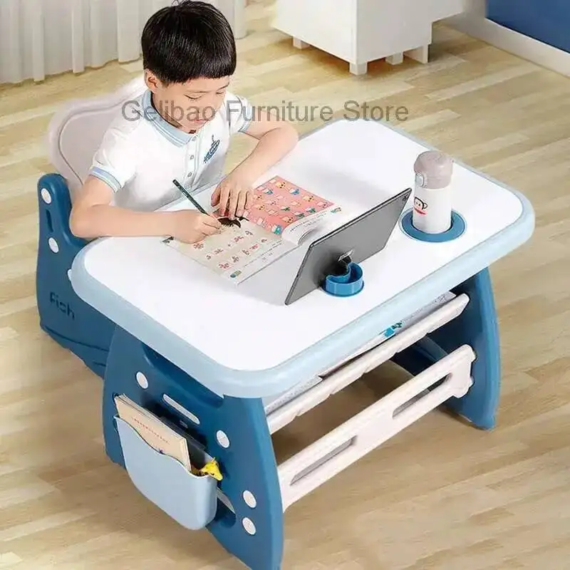 طاولة أطفال، طاولات أطفال، أثاث غرفة المدرسة، مجموعة مستلزمات مكتب الدراسة، كرسي أطفال صغير للأطفال الابتدائية #4