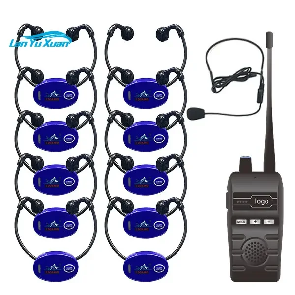 DORADO 10 H902 Magnetic Charging Bone Conduction Headset And 1 H800 BT Transmitter Aquatic Swimming Training Coaching System