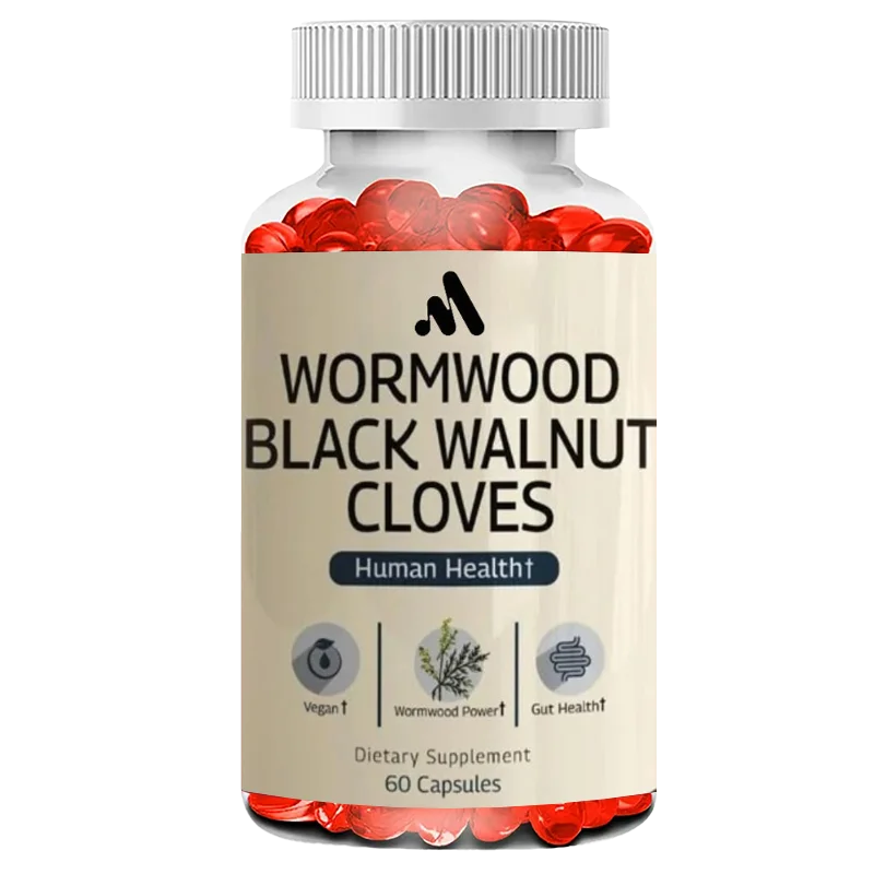 Black Walnut Lilac Capsules - Contains A Combination of Mugwort and Black Walnut Extracts, 60 Capsules