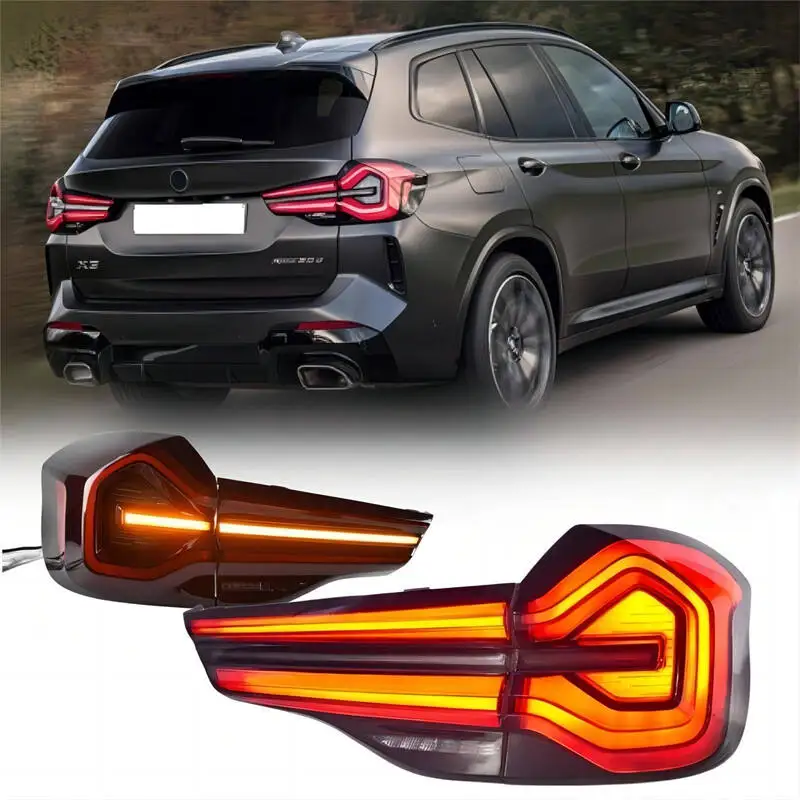 

LED Rear Tail Light for BMW X3 G01 G08 2018 2019 2020 2021 2022 Plug and Play DRL Brake Turning Signal Taillights Assembly