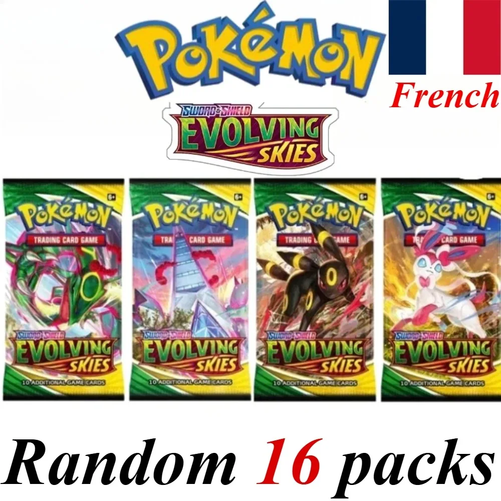 Carte Pokemon française 360 pièces, étincelles, flammes d'obsidienne, étoiles brillantes, origine perdue, Booster Pokémon, cartes de Transaction de combat