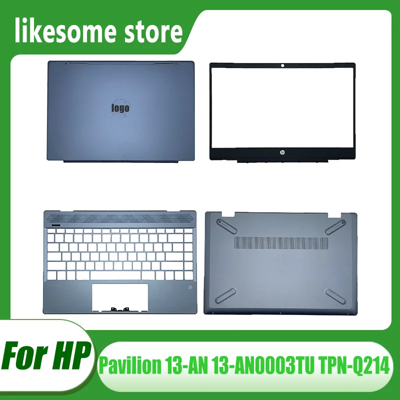 

New For HP Pavilion 13-AN 13-AN0003TU TPN-Q214 Laptop LCD Back Cover/Front Bezel/Palmrest Upper Case/Bottom Case Cove Blue