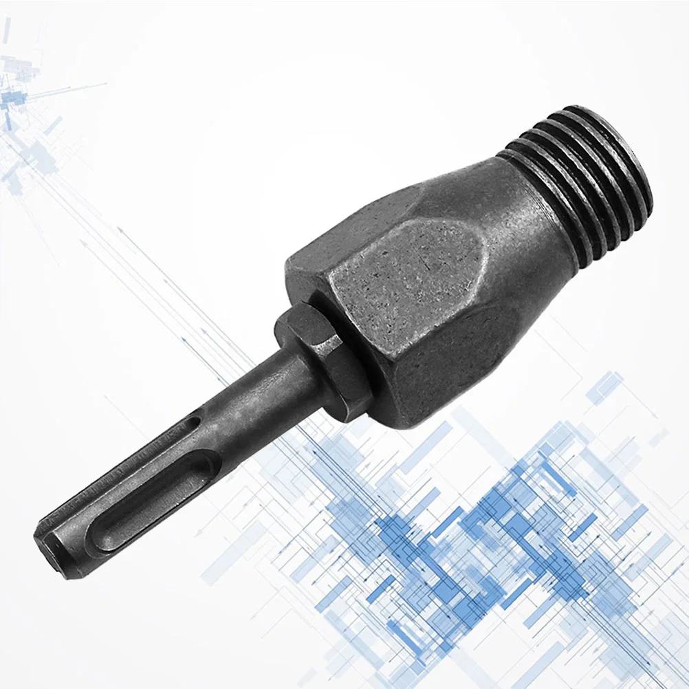 

Impact Driver Drill Adapter Converter Black Circle Handle Perfect for Hammer Drill Brick Wall Drilling Tool Drilling Adapter