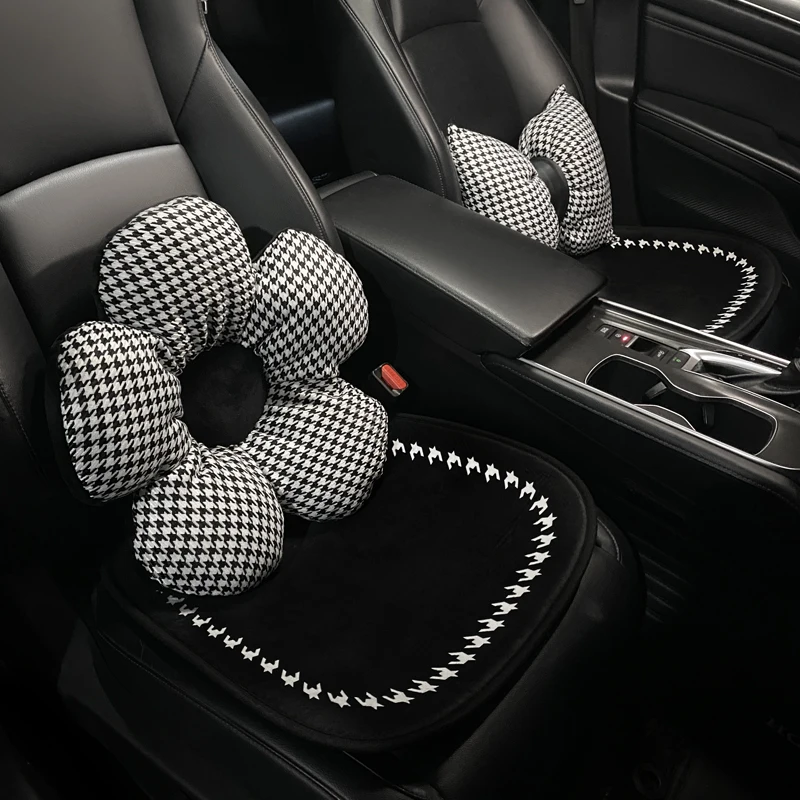 New Simple Fashion Winter Plush Single Piece Four Seasons Universal Car Interior Decorations Car Seat Cushion Cover