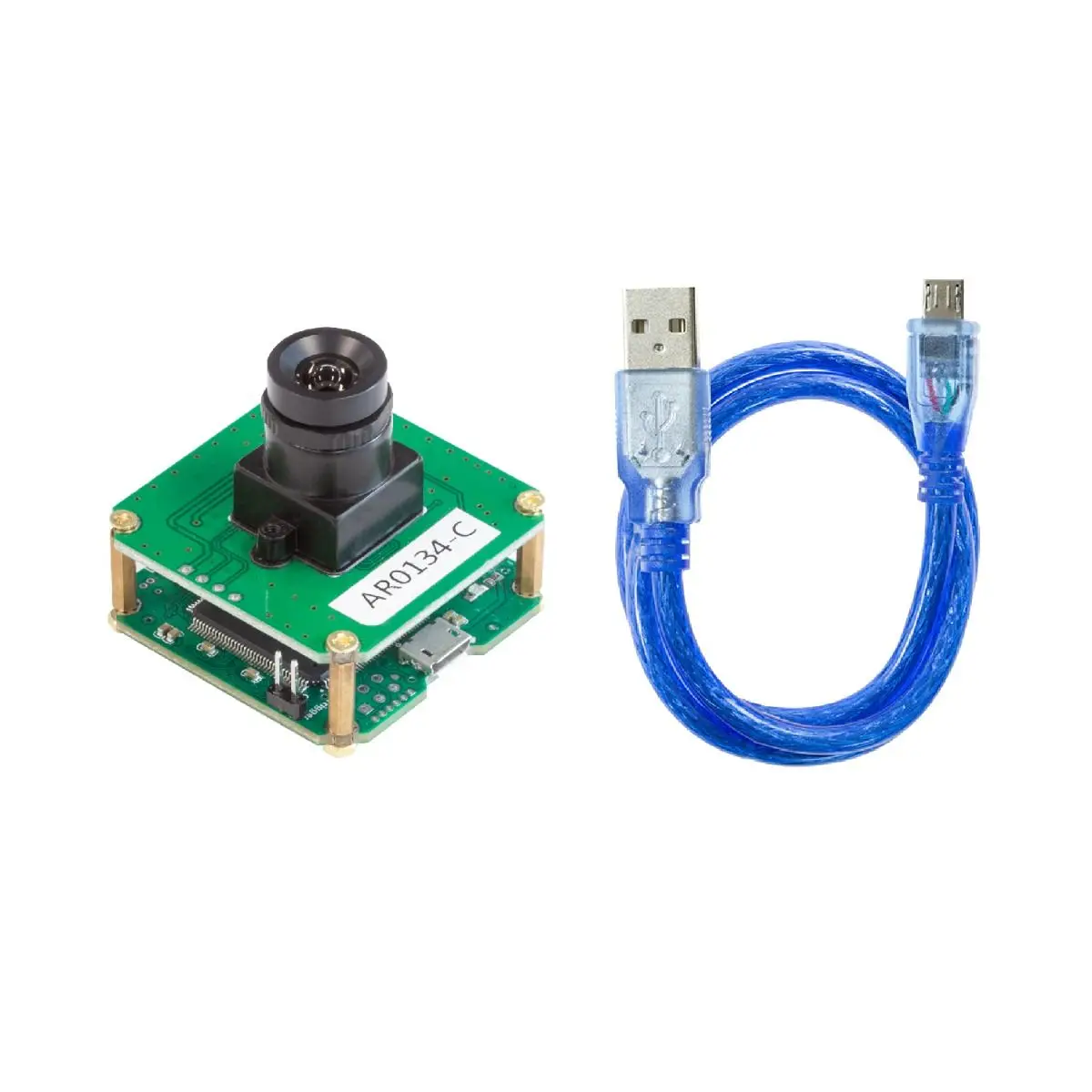 Arducam AR0134 1.2MP Global Shutter USB Camera Evaluation Kit - 1/3-Inch COMS Color Camera Module with USB2 Camera Shield