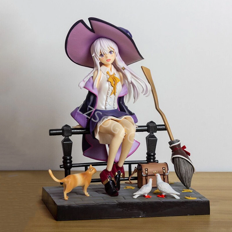 Wandering Witch The Journey Of Elaina 1/7 Scale PVC Action Figure Anime FigureModel Toys Collection Doll Gift