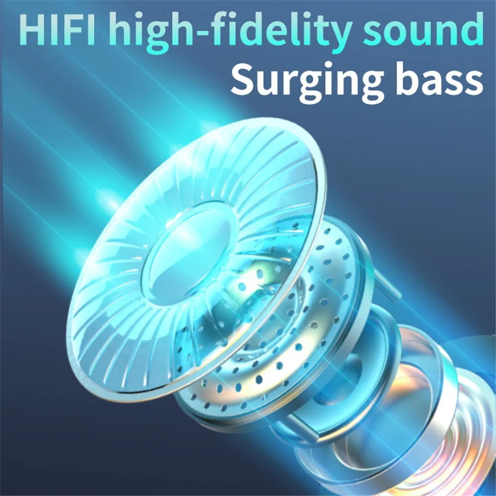 Auricolare TV wireless Tws Auricolare Bluetooth con adattatore USB Auricolare stereo 9D CVC con cancellazione del rumore Scatola di ricarica 2000mA Microfono per TV