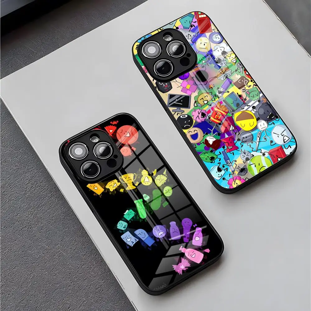 

Bfdi Poster Battle For Dream Island Phone Case For IPhone 15 Pro Max 14 Plus 12 11 13 X XR XS 16 Pro SE Tempered Glass Cover
