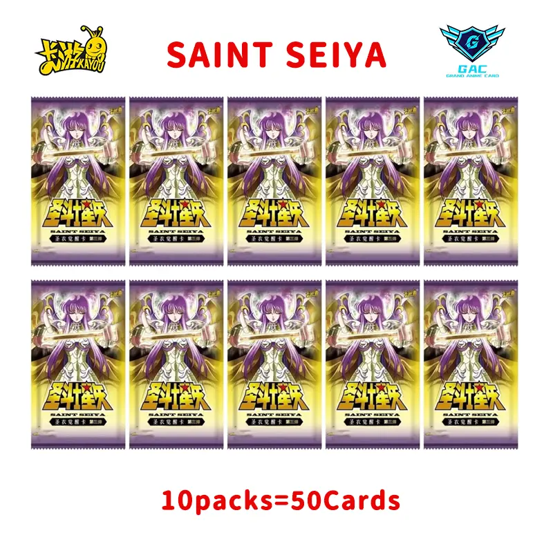 New Kayou Saint Seiya Cloth Awakening Card Box Manga Edition Collectible Card Star Pack Japanese Anime Rare Collection Cards - Image 11