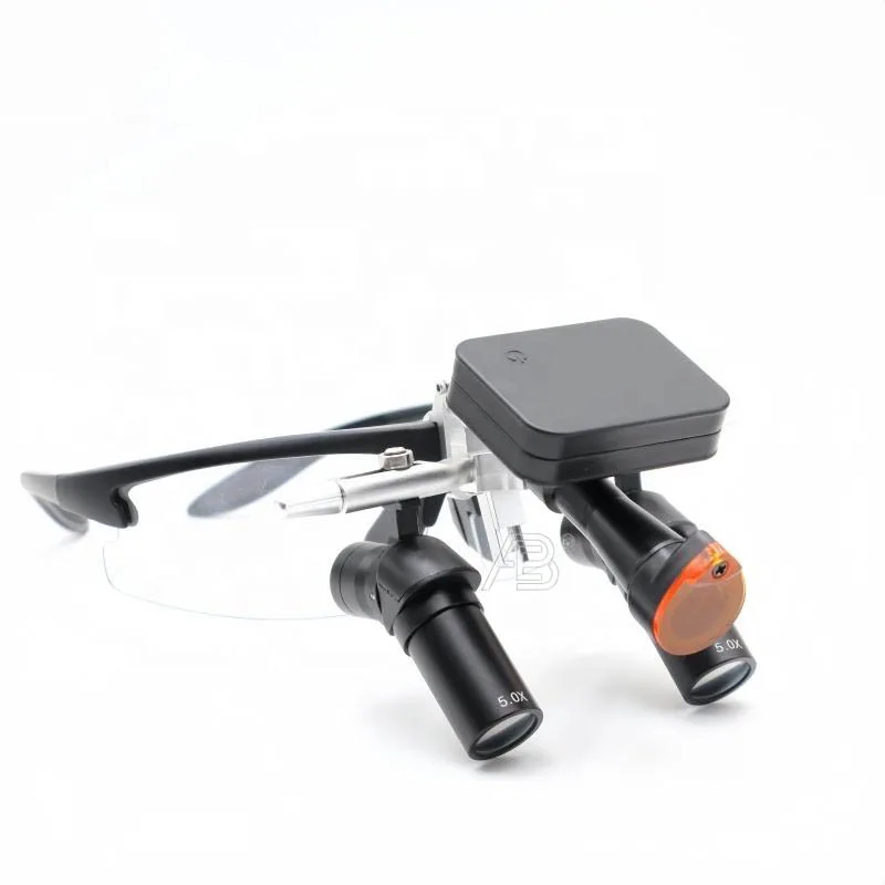 

Surgical Loupes 4x/5x/6x Ergo Electric 5W Wireless Headlight With Two Batteries Ergonomic Loupes