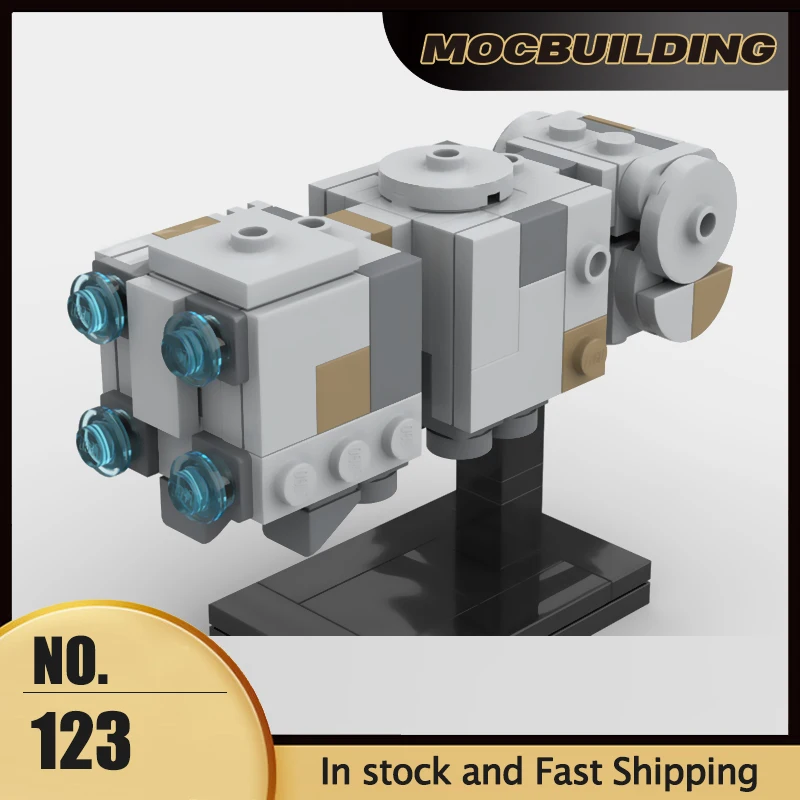 

MOC Space Movie Series 1:1455 Medium Transport Freighter Fleet Model Building Blocks Collection Toys DIY Assembly Bricks Gifts