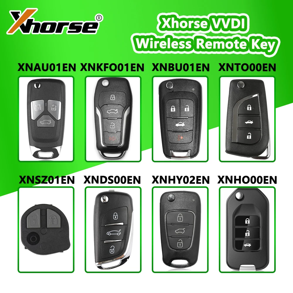 1/2/5pcs Xhorse XNBU01EN XNDS00EN XNHO00EN XNFO01EN XNAU02EN XNHY02EN VVDI uniwersalny bezprzewodowy zdalny kluczyk samochodowy do VVDI Mini