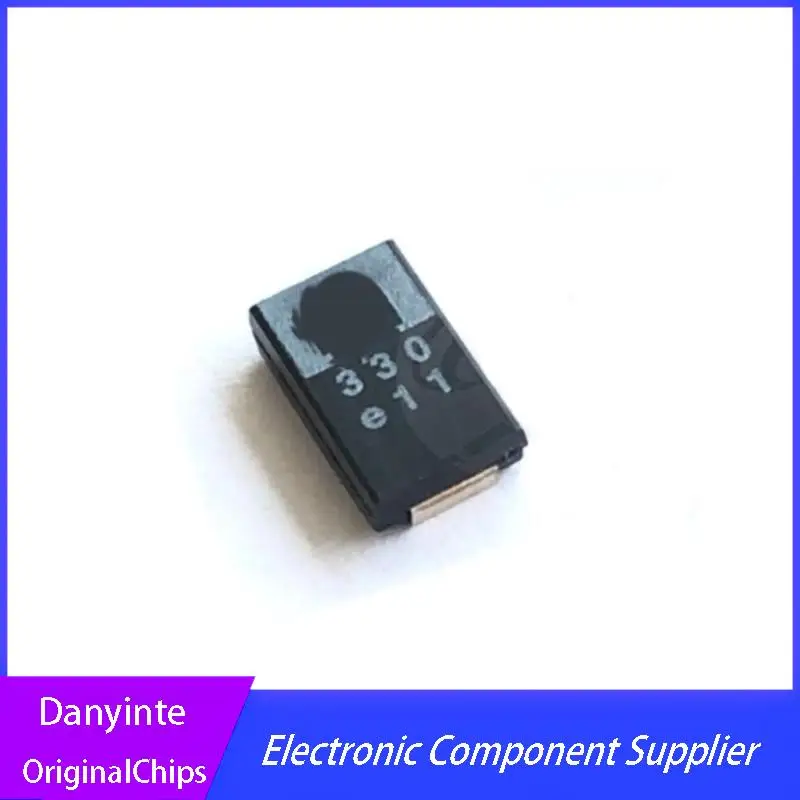 

New Original 50pcs/lot 2R5TPE330M9 330UF 2.5V 330 6.3V SMD Tantalum Capacitors Polymer Type D ultra-thin 7343 D7343