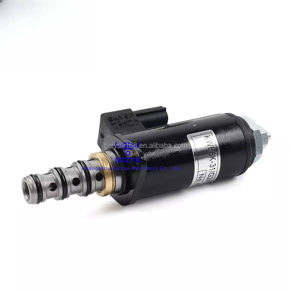 

High Quality Excavator Parts KWE5K-31/G24DB50 for SK200-8 SK250-8 Solenoid Valve YN35V00050F1 Solenoid Valve