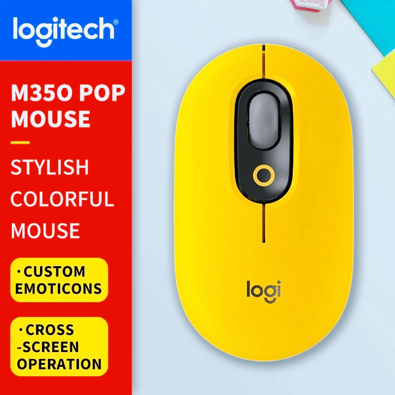 Mysz Logitech (M) Series Wireless Wired Office M650 + M350 do laptopów + M280/M221/M185 Cicha, przenośna do użytku biznesowego i domowego