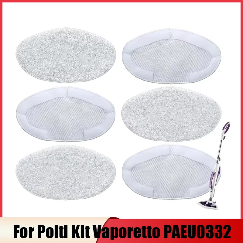 Fit For Polti Kit Vaporetto PAEU0332 Steam Vacuum Cleaner Replacement Mop Rags Spare Part Accessories Machine Washable Mop Cloth