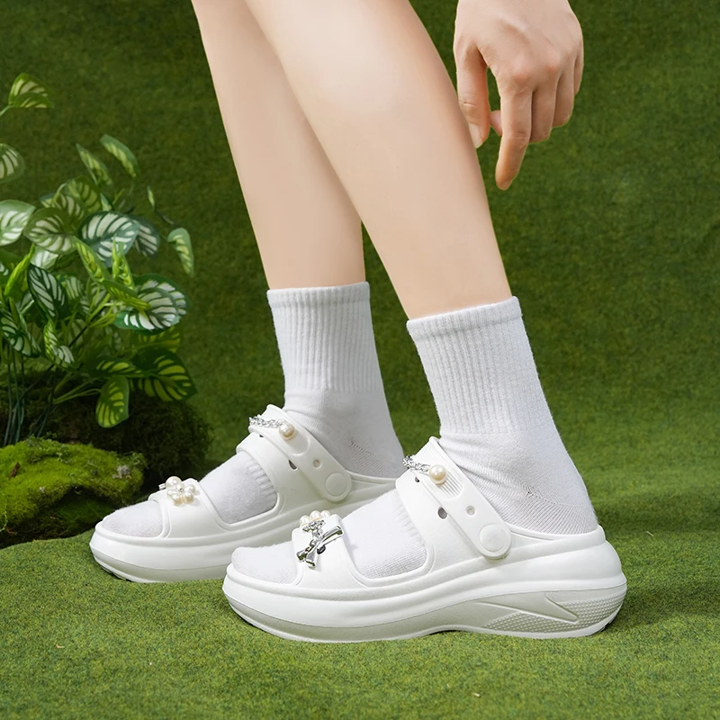 Women's Eva Platform Slides, Thick Sole Non-slip Casual Shoes_voghion.com