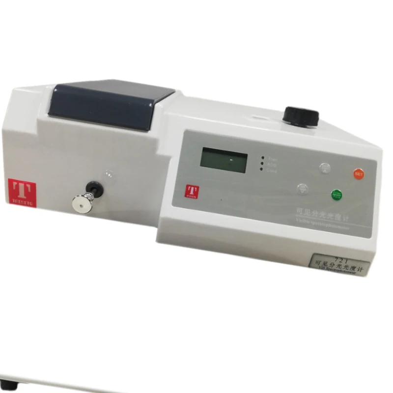 

721 UV-visible Spectrophotometer Counting Visible Spectrophotometer Wavelength 330 - 1020nm Visible Photometer Kit Spectrometer