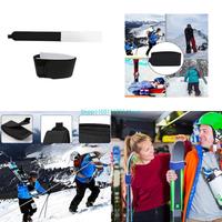 2Pcs Ski Fastener Strap Ski Wrap Ties Ski Band Tape Winter Sports Accessories,with Protective Pad Easy to Use,New Year Gift