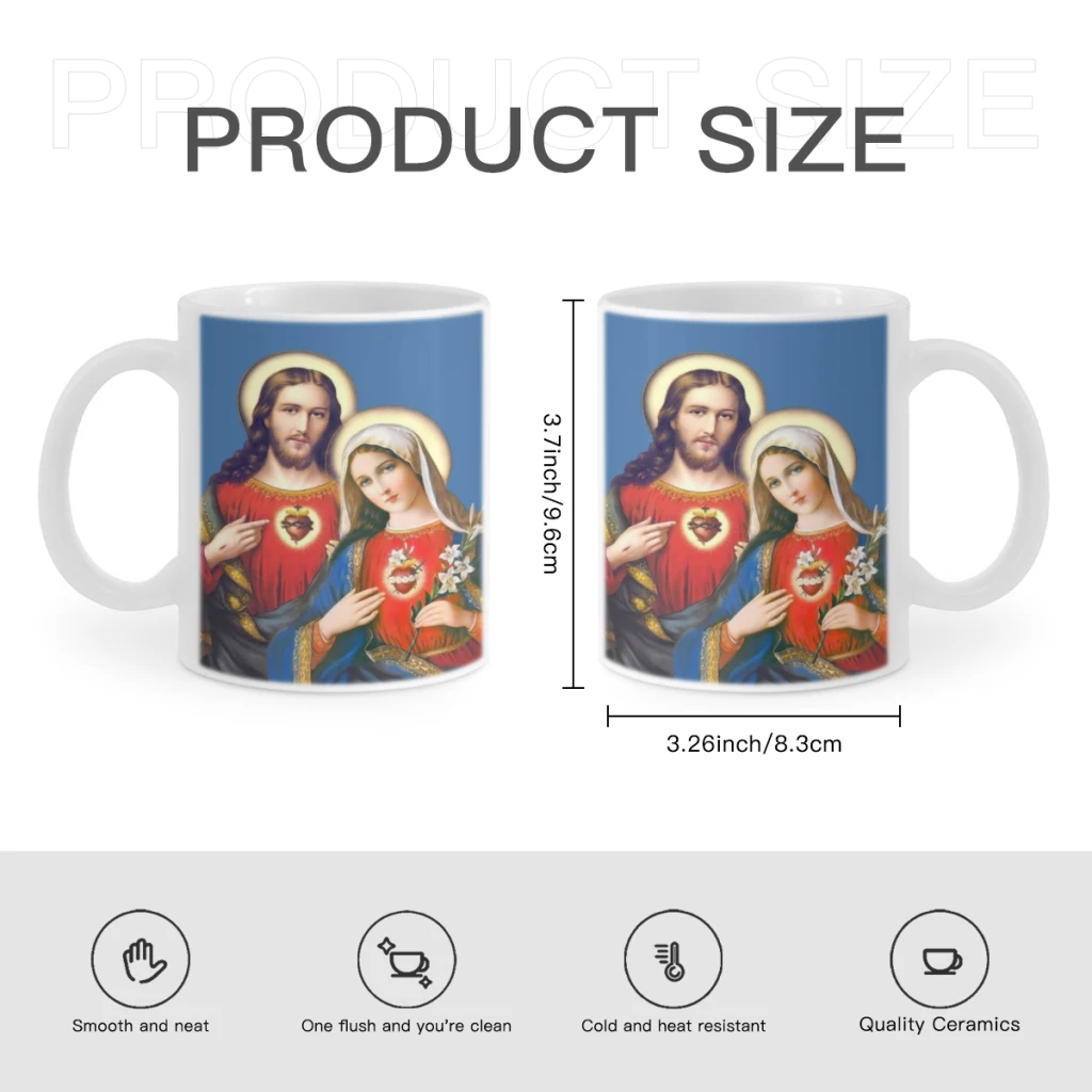 Vintage-Jesus-Free shipping Ceramic Cup Coffee Oatmeal Breakfast Cup Creative Personality Mug