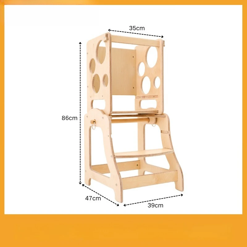 Wooden washing stool, stepped heightening washing stool, wooden stool