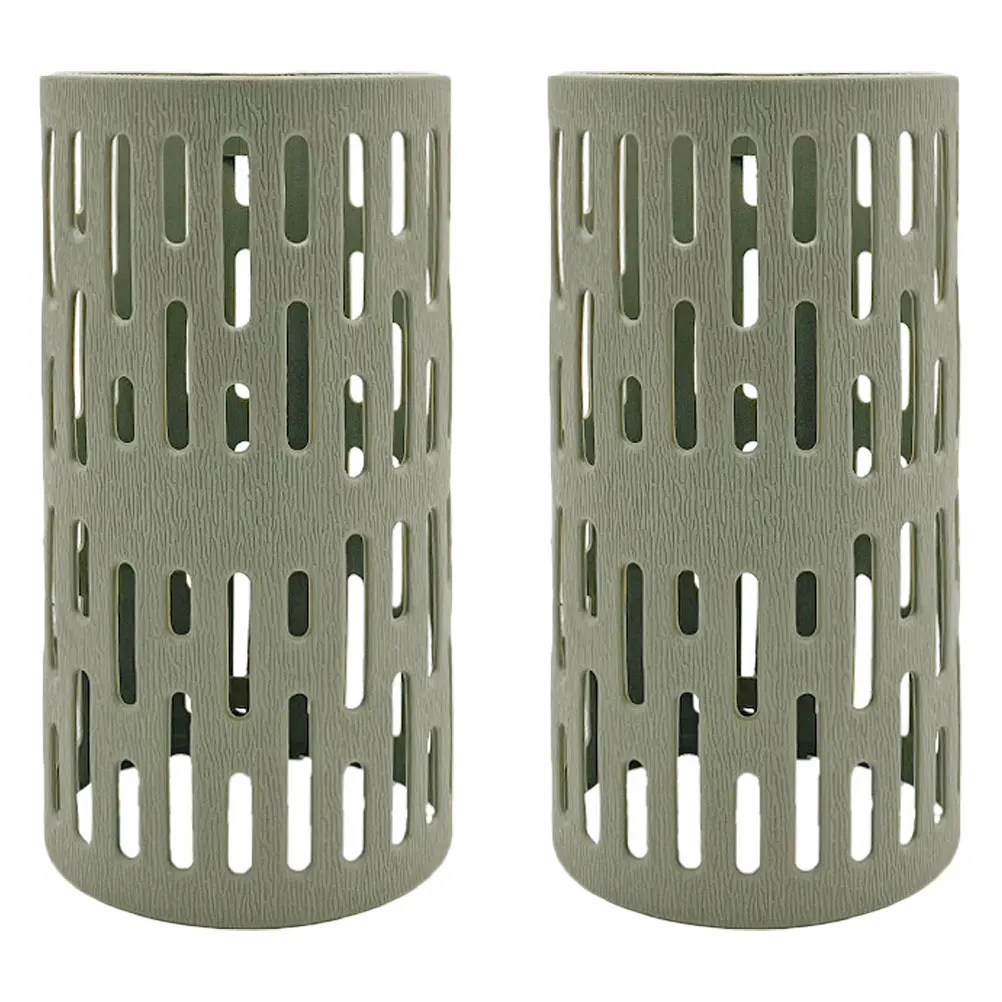 

2pcs Tree Trunk Guards Plant Protection Cover Durable Washable Garden Supply Plastic Protector for Trees Shrubs