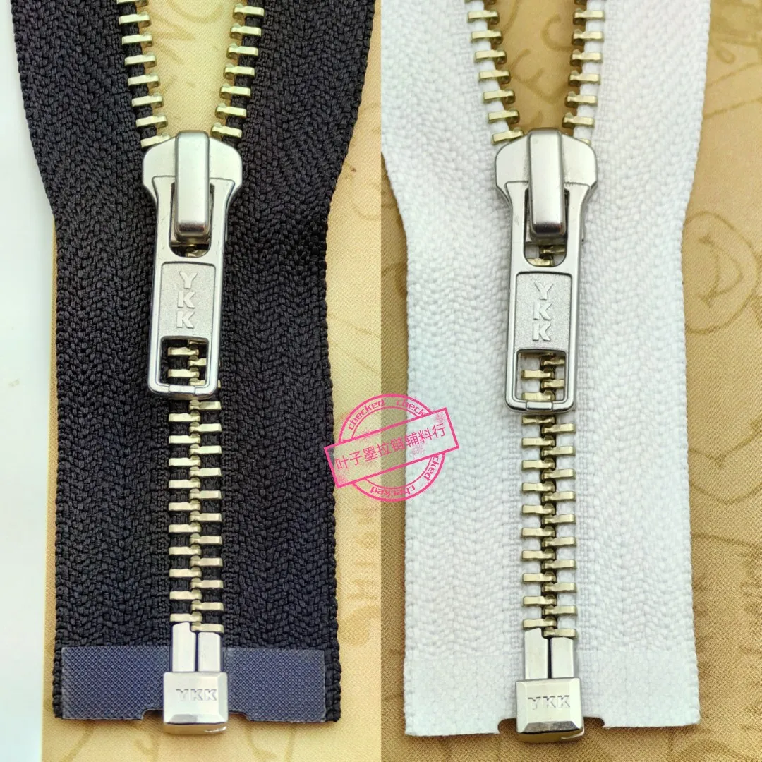 

Black And White Cloth Color YKK5 Metal White Copper Tooth DA 55.56.57.58.59.60.61.62.63.64.65,67.68.69.70,71.72.73.74.75cm