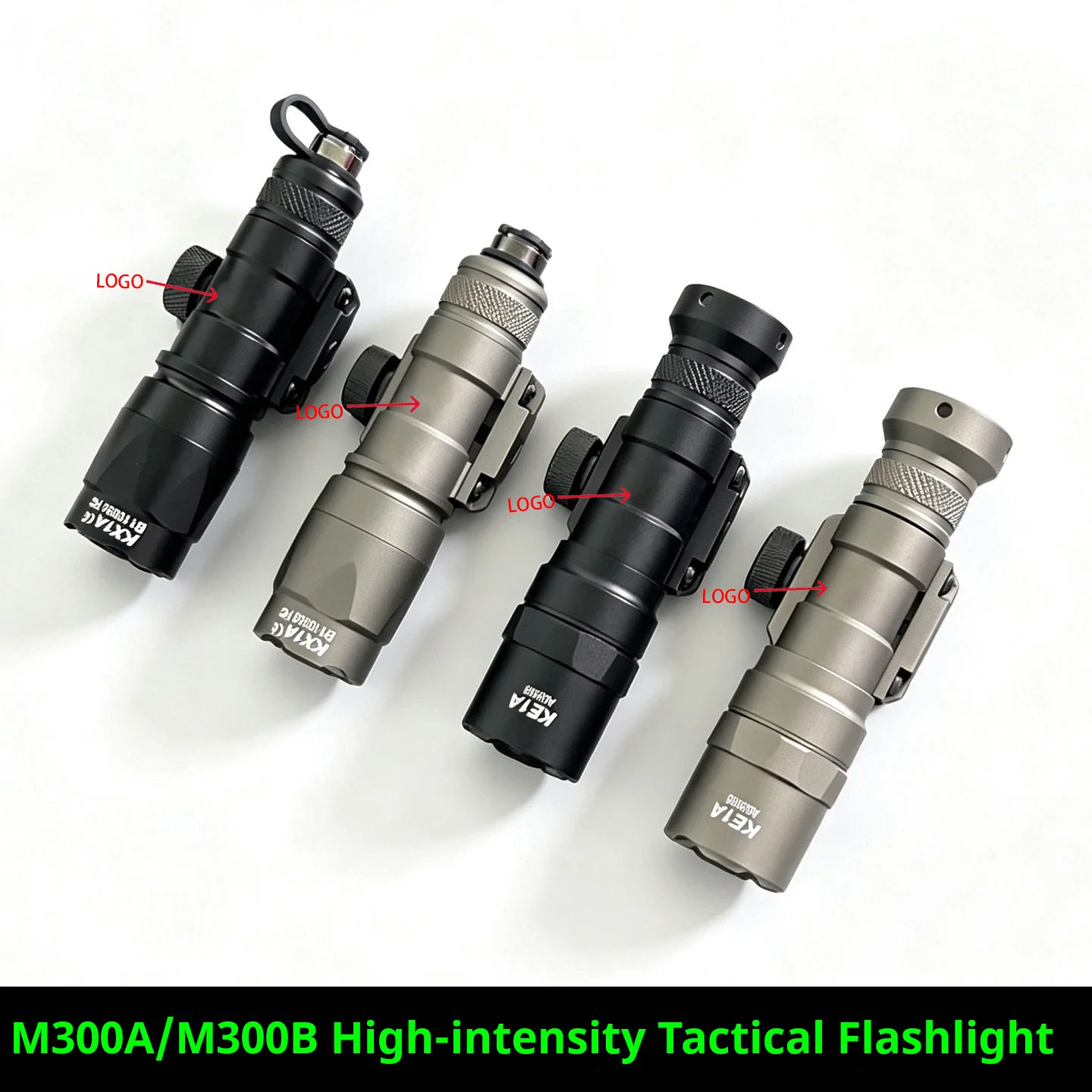Tactical Surefire M300/M600 Flashlight with AXON SF Function Remote Pressure Switch for 20mm Rail Hunting Airsoft Light