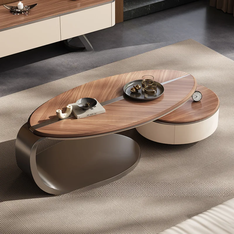 

Modern Nordic Coffee Table Living Room Luxury Wood Unique Coffee Tables Adjustable Cool Tavolino Da Salotto Home Furniture