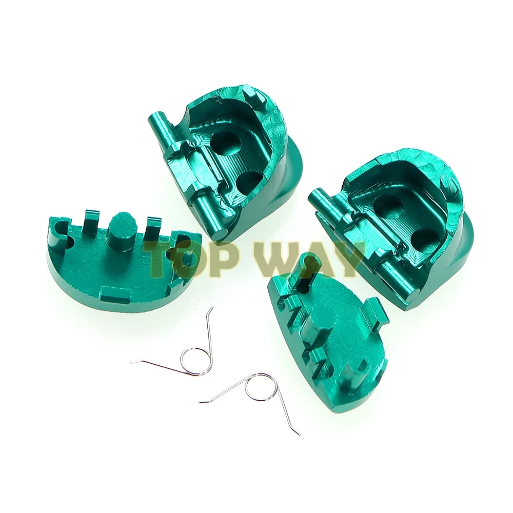 1 مجموعة JDS001 JDM011 أزرار معدنية رصاصة غطاء الفطر L1 R1 L2 R2 Dpad أزرار الألومنيوم لوحدة تحكم PS4 JDS 001