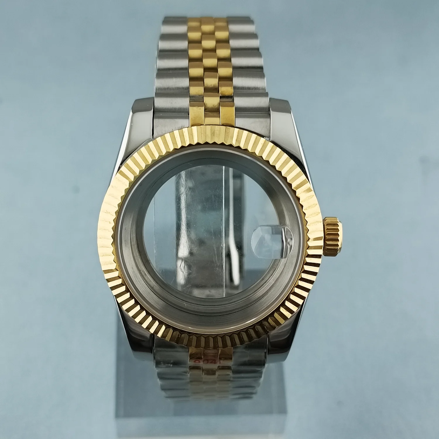 Fundas de reloj de lujo para hombre, correa de reloj para NH34, NH35, NH36, NH38, Miyota 8215, esfera de movimiento Oyster Datejust, color plateado y dorado, 36mm, 40mm