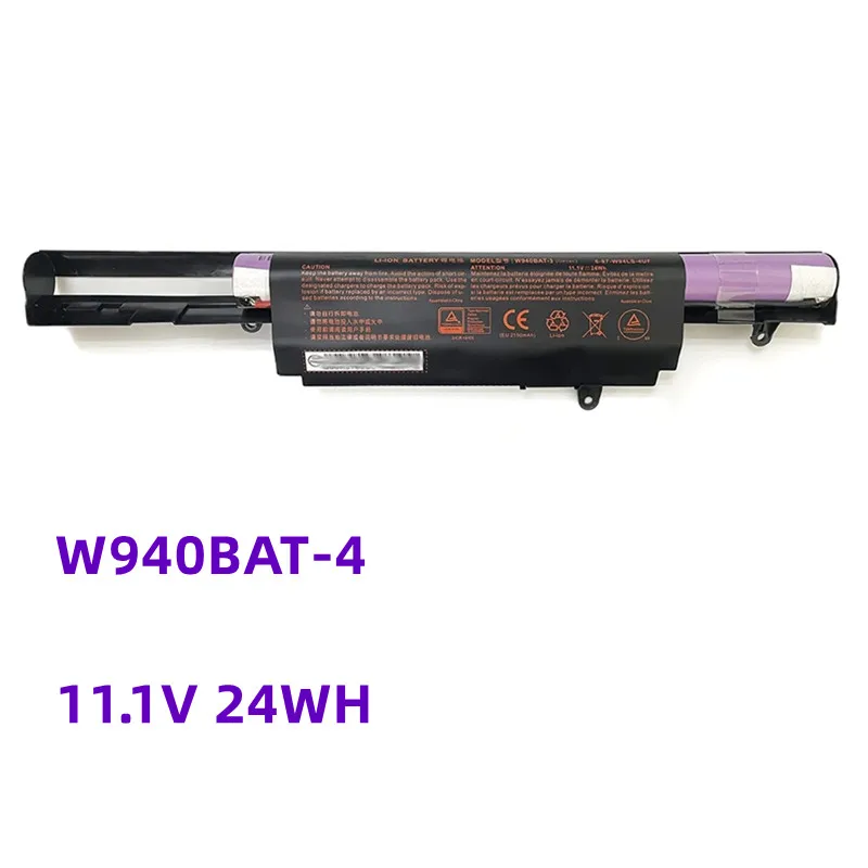 

W940BAT-3 W940BAT-4 W940BAT-6 11.1V 24Wh Laptop Battery For Clevo W94LS Series 6-87-W940S-4UF 6-87-W940S-4271