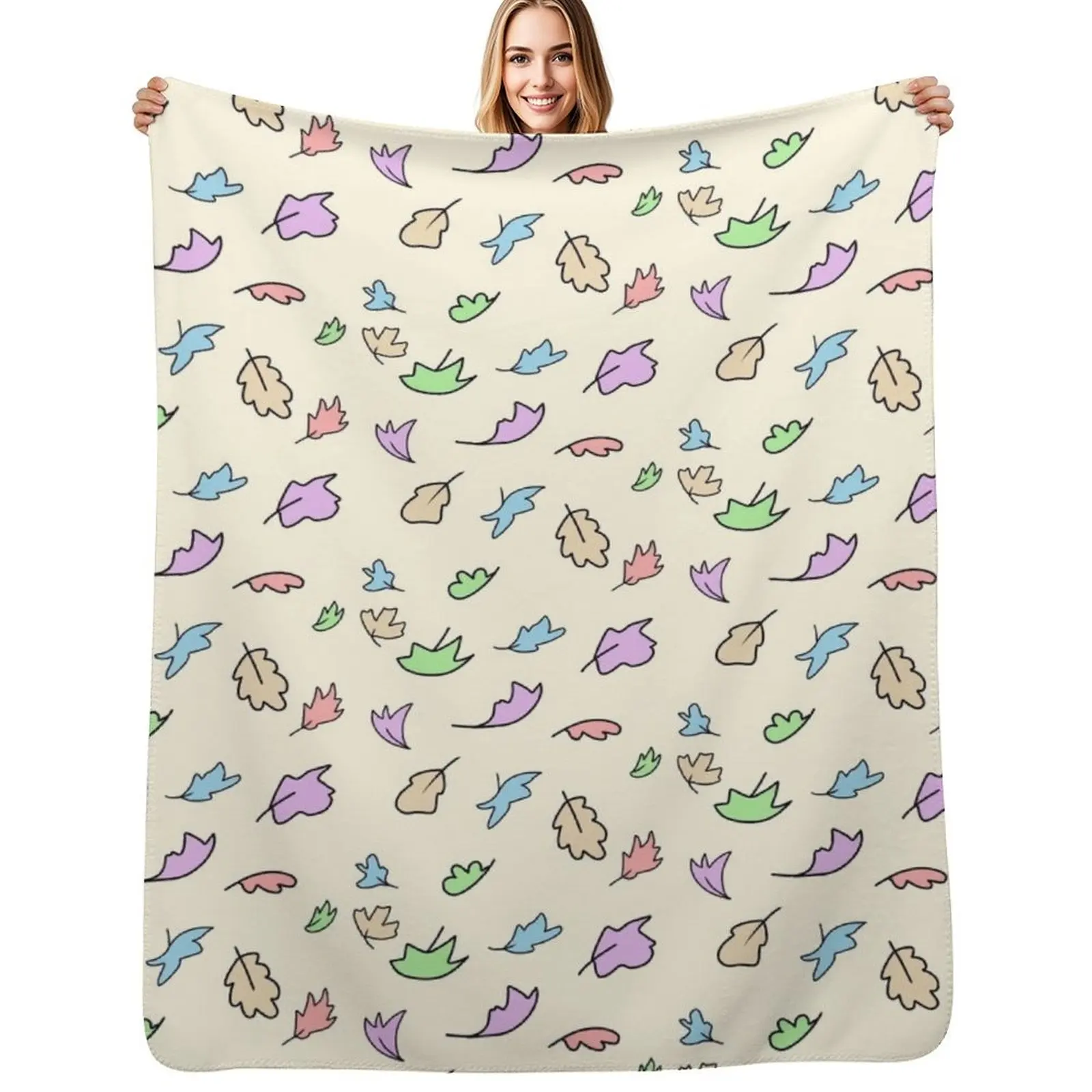Heartstopper Leaves Throw Blanket Warm valentine gift ideas Luxury Throw Extra Large Throw sofa bed Polar Blankets