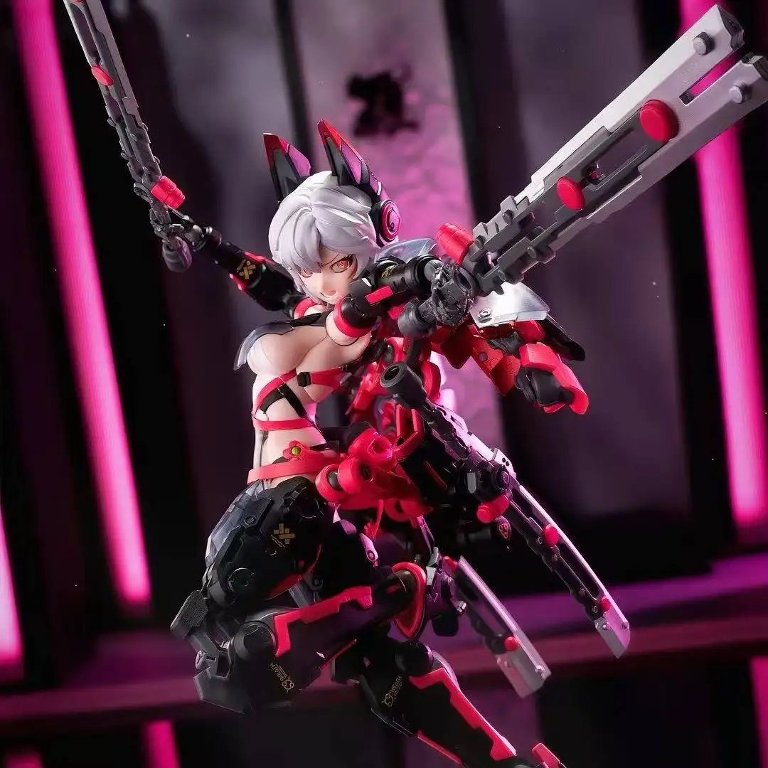 In Stock Rosado RS-01 Sekiko Black Fox Figure Official Earnestcore Craft 1/10 Action Girl Anime Mecha Collectible Toy Figure