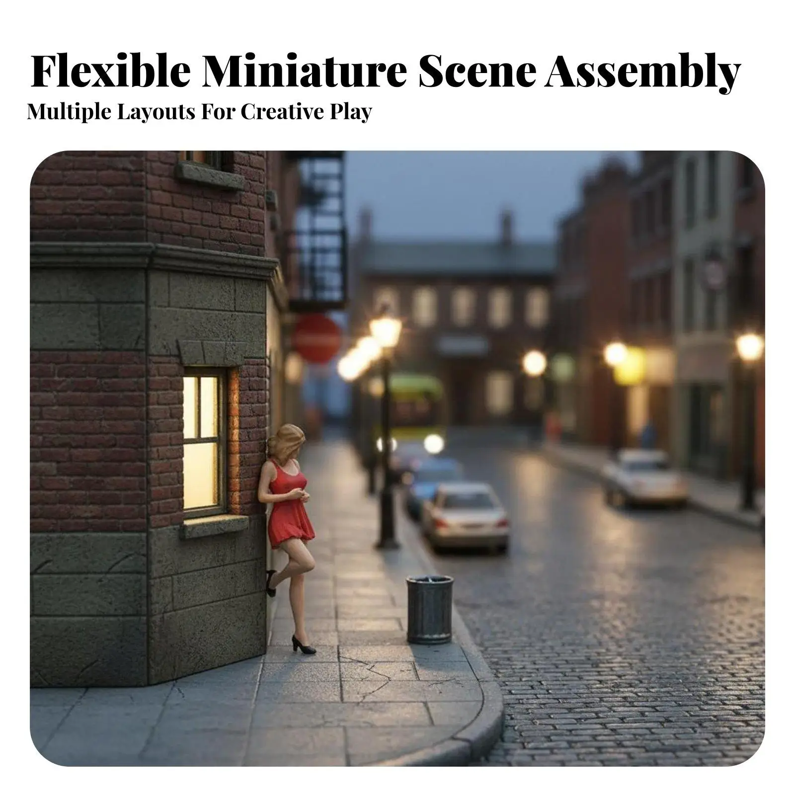 Miniature Photo Photography Light Realistic Detail 1/64 Scale Diorama Accessory Highly Detailed 1/64 Scale Diorama Prop for